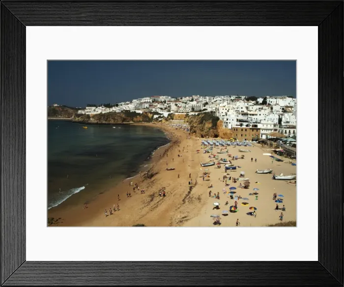 Framed Print : The beach at Albufeira Framed Print : The beach at Albufeira