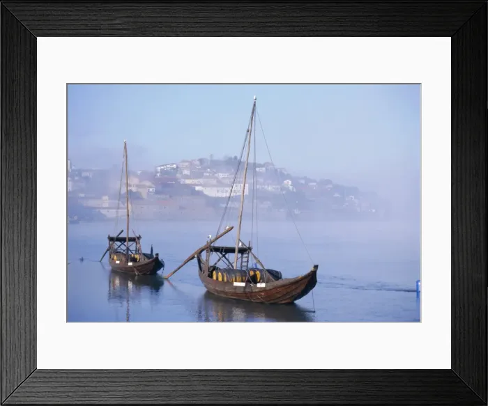 Framed Print : Port barge on the Douro River Framed Print : Port barge on the Douro River