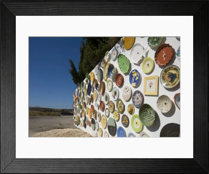 Framed Print : Ceramic pottery