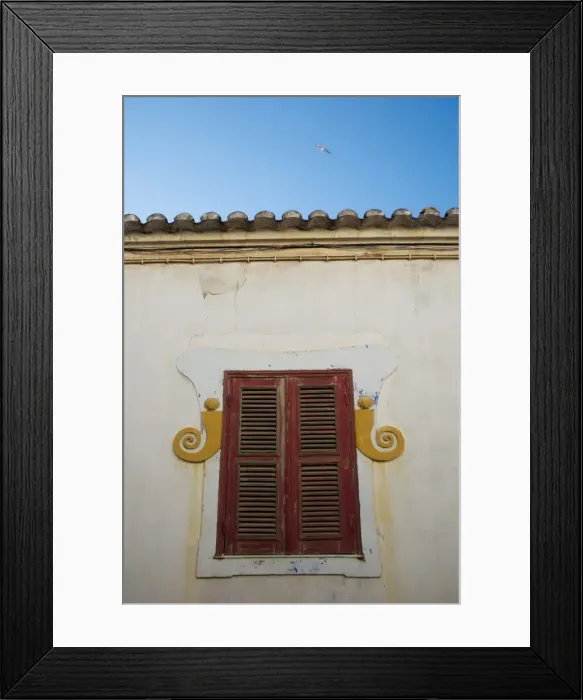 Framed Print : Window, Lagos Framed Print : Window, Lagos