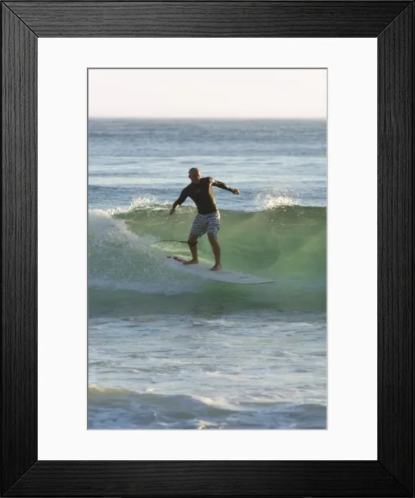 Framed Print : Surfer at Arrifana beach Framed Print : Surfer at Arrifana beach