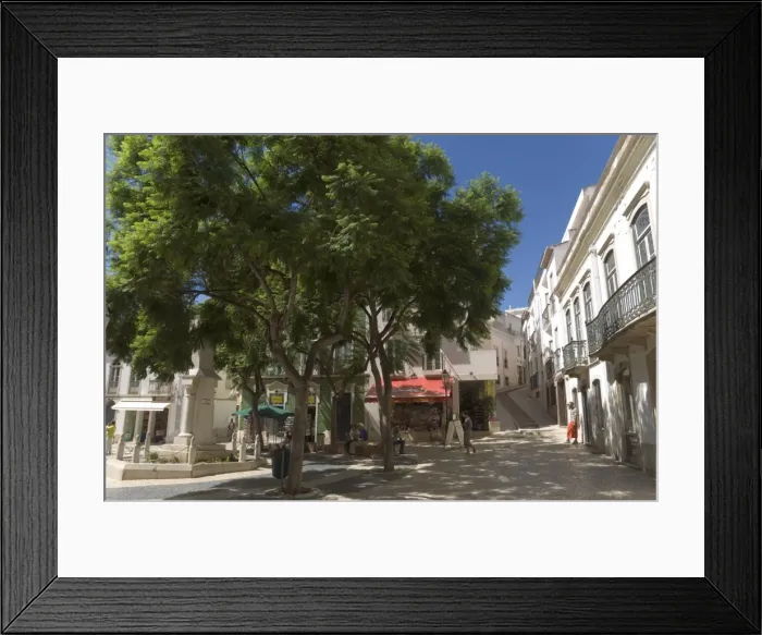 Framed Print : A shady square Framed Print : A shady square
