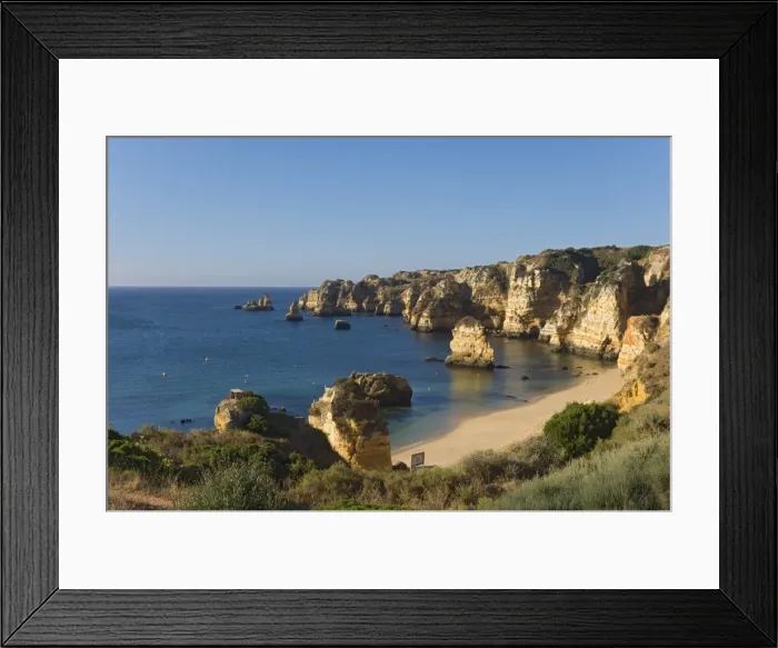 Framed Print : Praia Dona Ana Framed Print : Praia Dona Ana