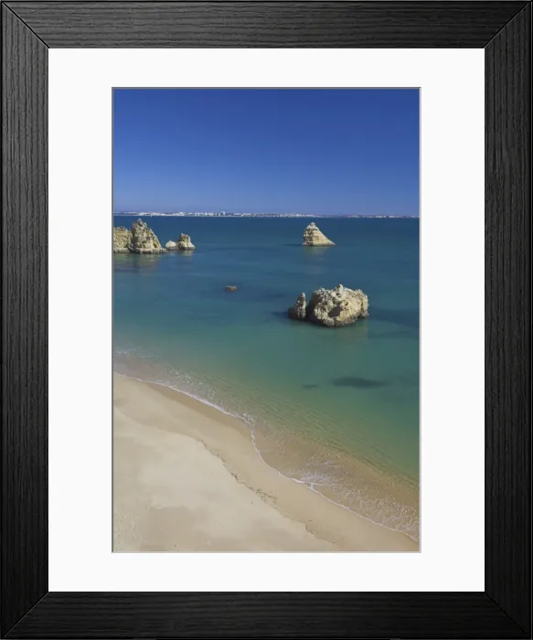 Framed Print : Praia da Donna Ana Framed Print : Praia da Donna Ana