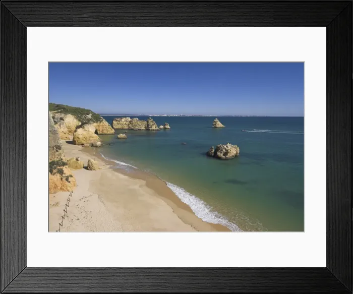 Framed Print : Praia da Donna Ana Framed Print : Praia da Donna Ana