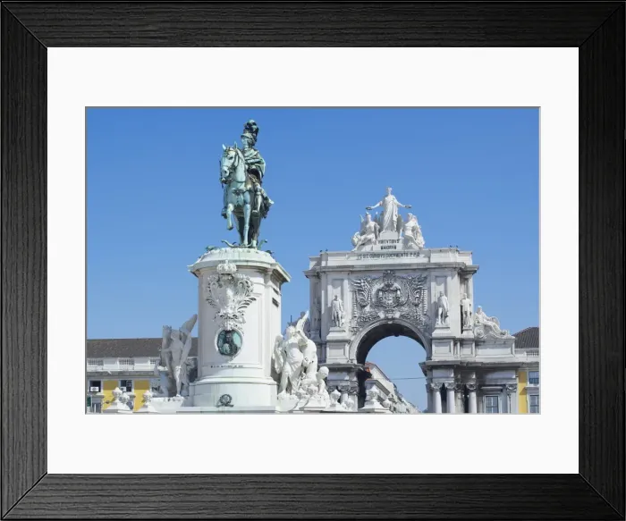 Framed Print : Statue of Dom Jose I Framed Print : Statue of Dom Jose I
