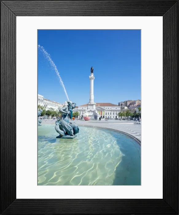 Framed Print : Praca Dom Pedro IV (Rossio Square) Framed Print : Praca Dom Pedro IV (Rossio Square)