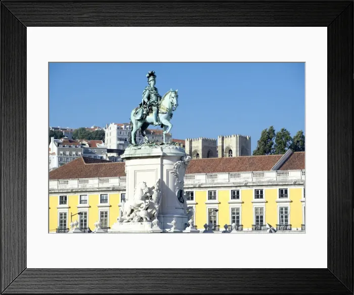 Framed Print : Statue of Dom Jose I Framed Print : Statue of Dom Jose I