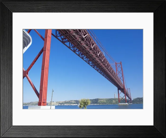 Framed Print : 25th April bridge over the Tagus river Framed Print : 25th April bridge over the Tagus river