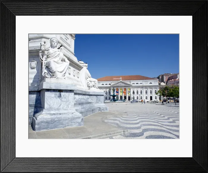 Framed Print : Rossio Square Framed Print : Rossio Square