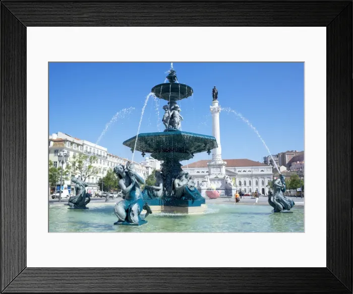 Framed Print : Rossio Square (Praca Dom Pedro IV) Framed Print : Rossio Square (Praca Dom Pedro IV)