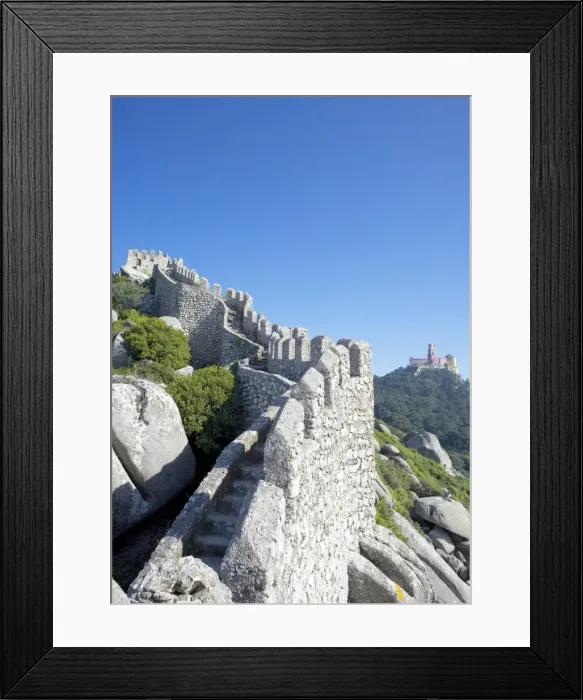 Framed Print : The ramparts of Castelo dos Mouros (Moorish Castle) Framed Print : The ramparts of Castelo dos Mouros (Moorish Castle)