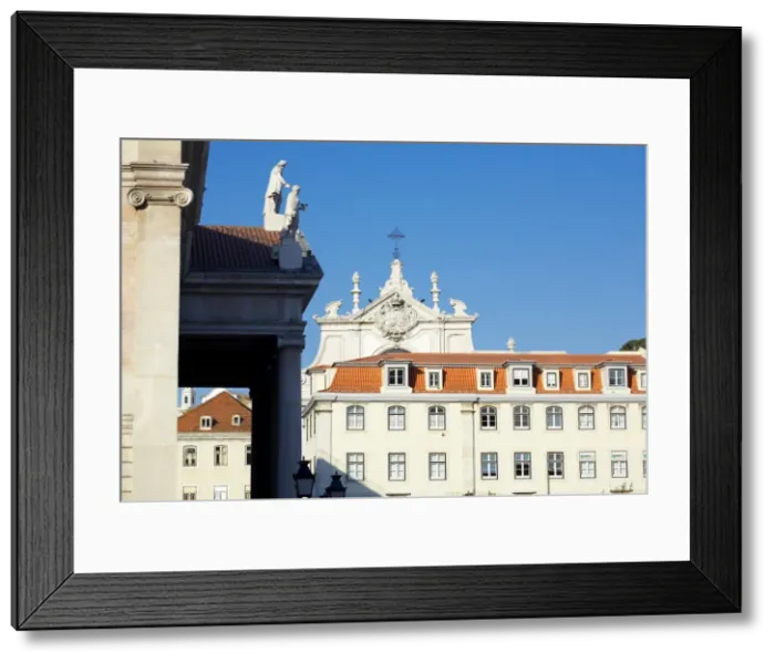 Framed Print : Rossio Square (Praca Dom Pedro IV) and Lisbon Opera House Framed Print : Rossio Square (Praca Dom Pedro IV) and Lisbon Opera House