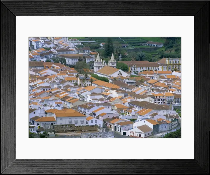 Framed Print : View over Angra do Heroismo Framed Print : View over Angra do Heroismo