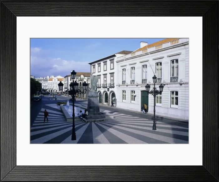 Framed Print : Town of Ponta Delgada Framed Print : Town of Ponta Delgada