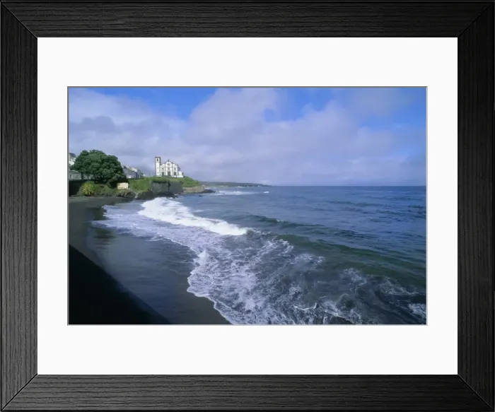 Framed Print : Beach of town of Lagoa Framed Print : Beach of town of Lagoa