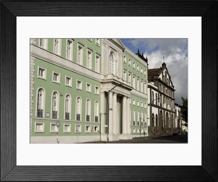 Framed Print : The city of Ponta Delgada Framed Print : The city of Ponta Delgada