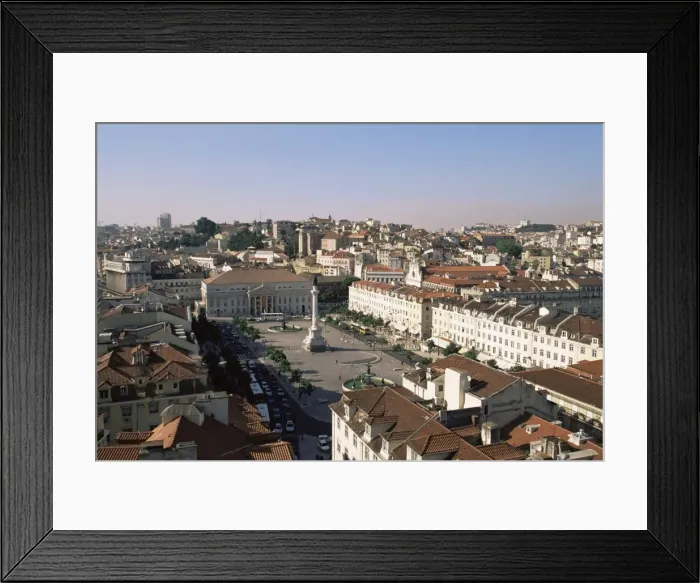 Framed Print : Rossio Square (Dom Pedro IV Square) Framed Print : Rossio Square (Dom Pedro IV Square)