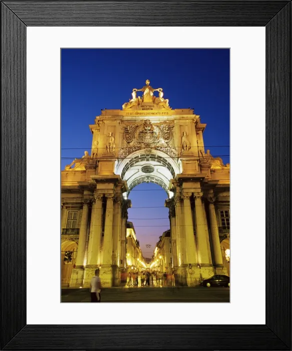 Framed Print : Rua Augusta Arch Framed Print : Rua Augusta Arch