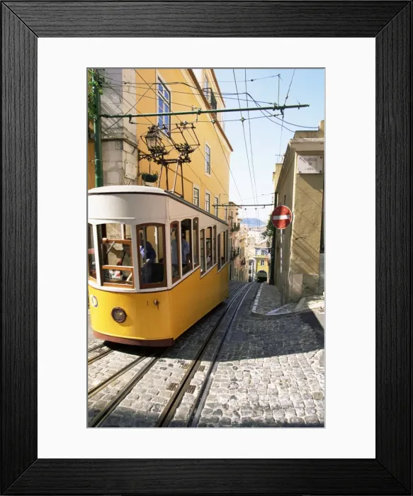 Framed Print : Funicular at Elevador da Bica Framed Print : Funicular at Elevador da Bica