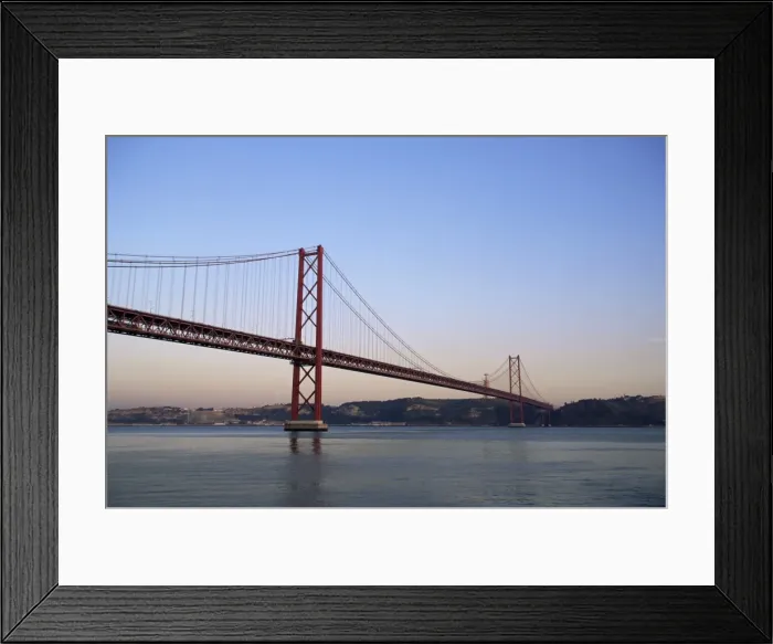 Framed Print : Ponte 25 de Abril over the River Tagus Framed Print : Ponte 25 de Abril over the River Tagus