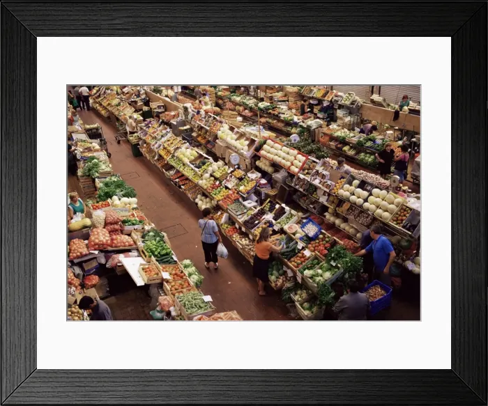 Framed Print : Indoor market Framed Print : Indoor market
