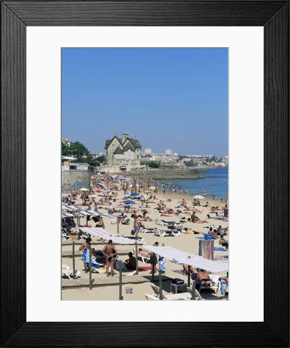 Framed Print : The beach, Cascais Framed Print : The beach, Cascais