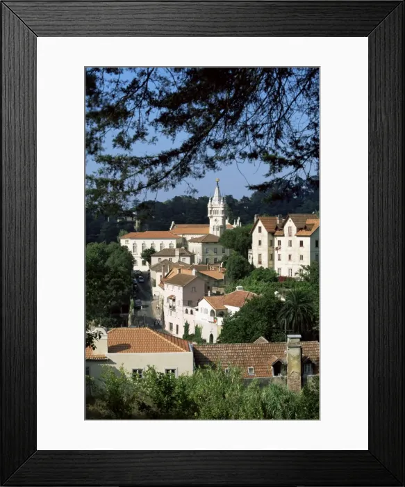 Framed Print : Houses at Sintra Framed Print : Houses at Sintra