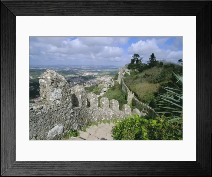 Framed Print : The ramparts of the Moorish Castelo dos Mouros Framed Print : The ramparts of the Moorish Castelo dos Mouros