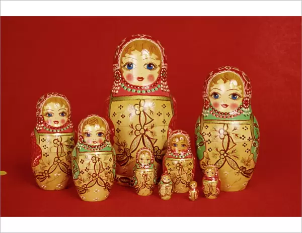 Typical Russian dolls for sale
