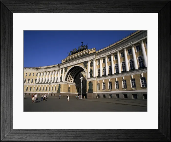 Framed Print : Former General Staff building and Triumphal Arch surrounds Framed Print : Former General Staff building and Triumphal Arch surrounds