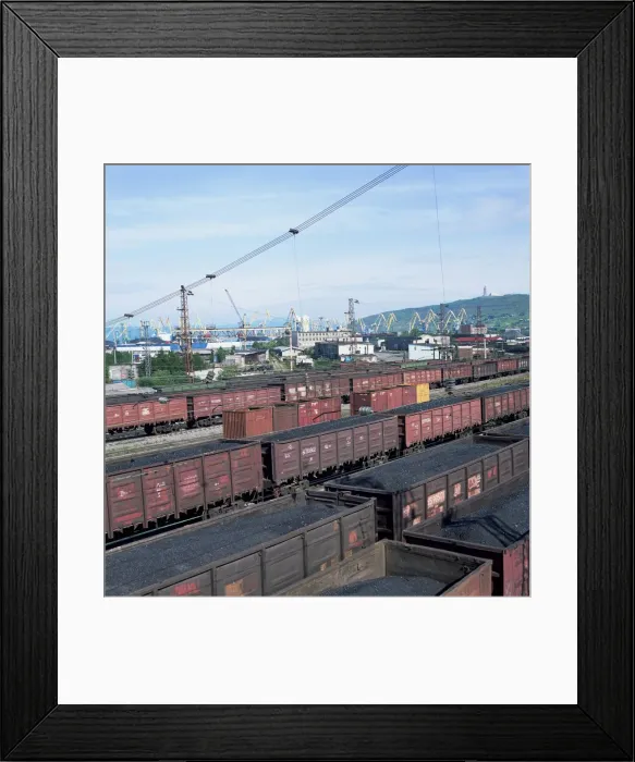 Framed Print : Coal trucks Framed Print : Coal trucks