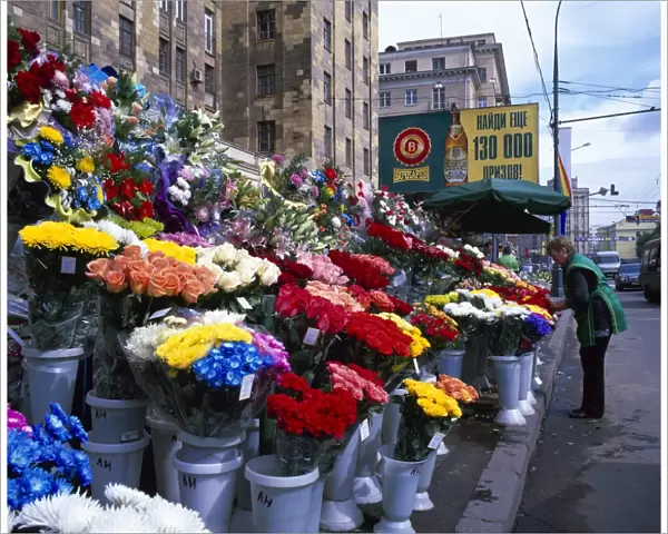 Roadside flower stall