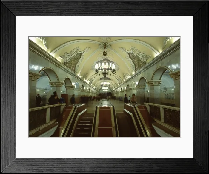 Framed Print : Interior of a metro station Framed Print : Interior of a metro station