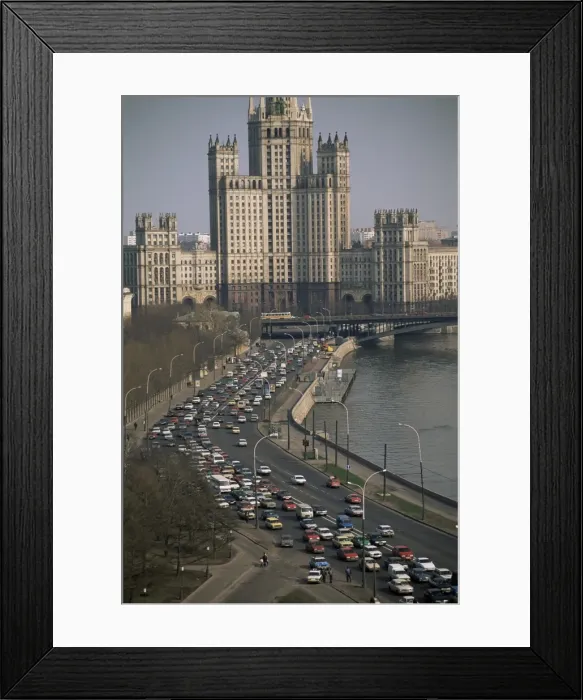 Framed Print : Rush hour traffic on Moskvoretskaya Framed Print : Rush hour traffic on Moskvoretskaya