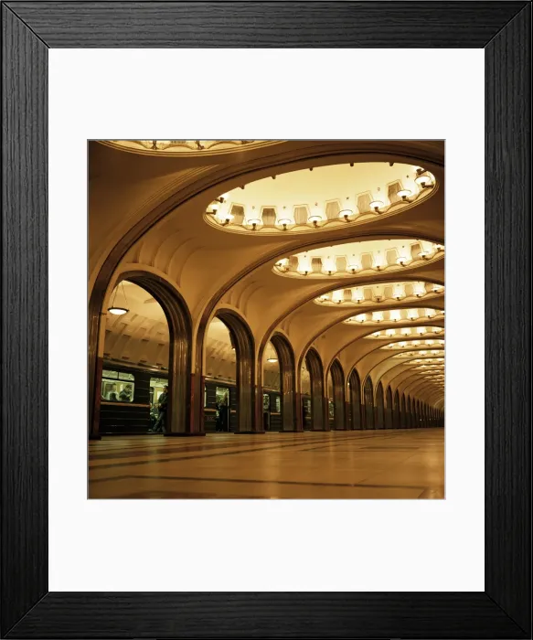 Framed Print : Mayakovskaya Metro station Framed Print : Mayakovskaya Metro station