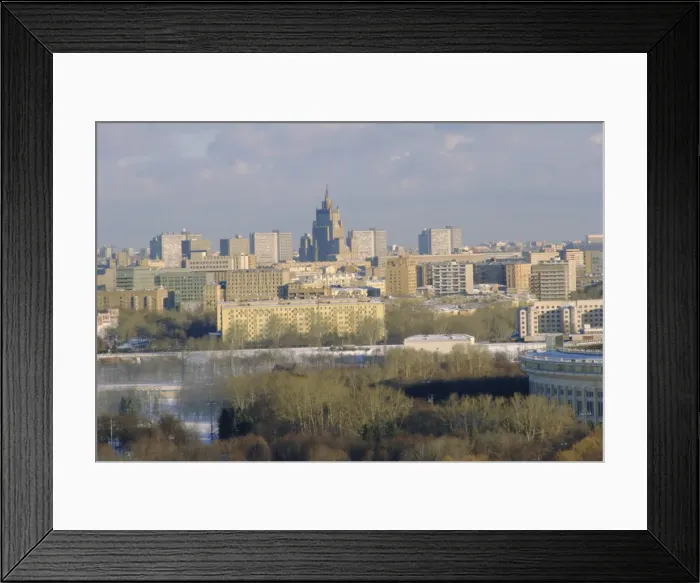 Framed Print : Moscow skyline Framed Print : Moscow skyline