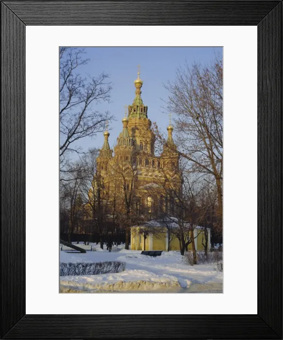 Framed Print : Church of Saints Peter and Paul, Petrodvorets (Peterhof), near St Framed Print : Church of Saints Peter and Paul, Petrodvorets (Peterhof), near St