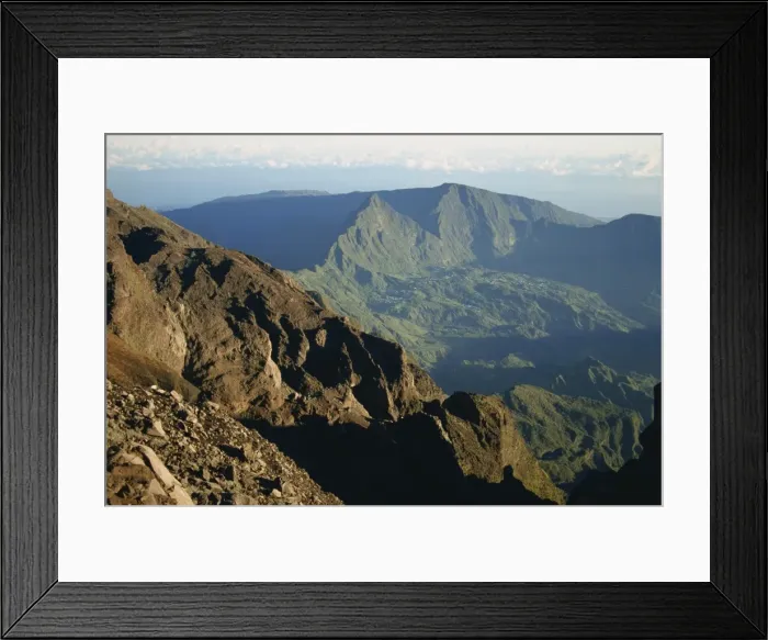 Framed Print : View into Cirque de Salazie Framed Print : View into Cirque de Salazie
