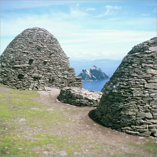 Stone beehive huts