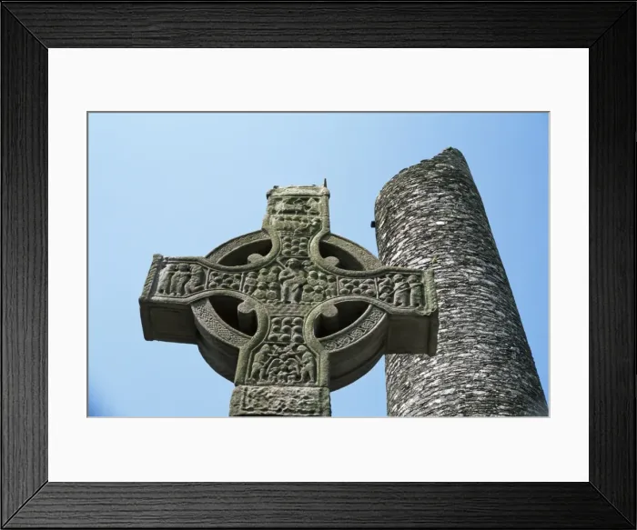Framed Print : West High Cross and 10th century tower Framed Print : West High Cross and 10th century tower