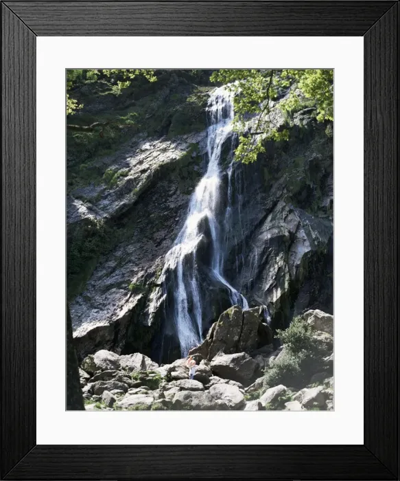 Framed Print : Powerscourt waterfall Framed Print : Powerscourt waterfall