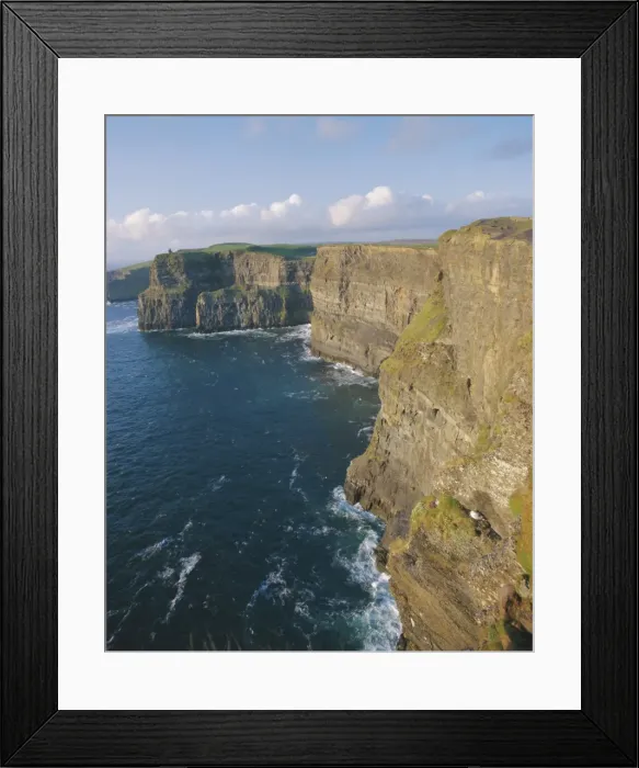 Framed Print : O Brians Tower and Breanan Mor seastack looking from Hags Head Framed Print : O Brians Tower and Breanan Mor seastack looking from Hags Head