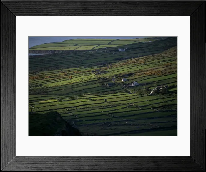 Framed Print : Looking towards the Bera Peninsula from the Ring of Kerry road Framed Print : Looking towards the Bera Peninsula from the Ring of Kerry road