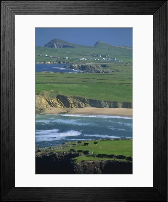 Framed Print : Aerial view over the Dingle Peninsula Framed Print : Aerial view over the Dingle Peninsula