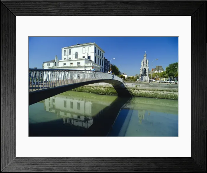 Framed Print : Footbridge leading into Grand Parade Framed Print : Footbridge leading into Grand Parade