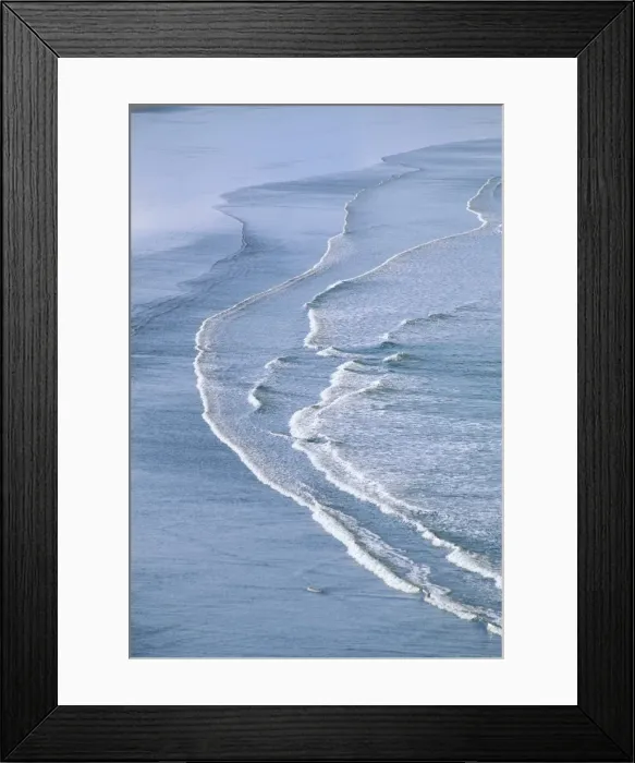Framed Print : Waves, Inch Point Beach