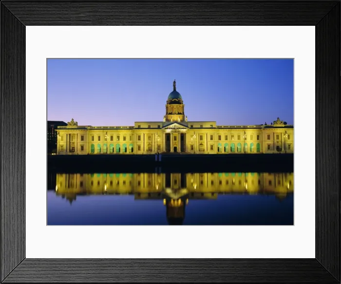 Framed Print : Custom House Framed Print : Custom House