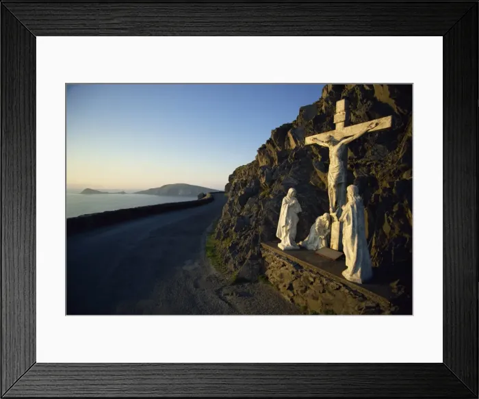 Framed Print : Calvary of Christ roadside shrine Framed Print : Calvary of Christ roadside shrine