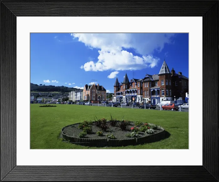 Framed Print : Bray Esplanade and hotel, Bray, Co Framed Print : Bray Esplanade and hotel, Bray, Co
